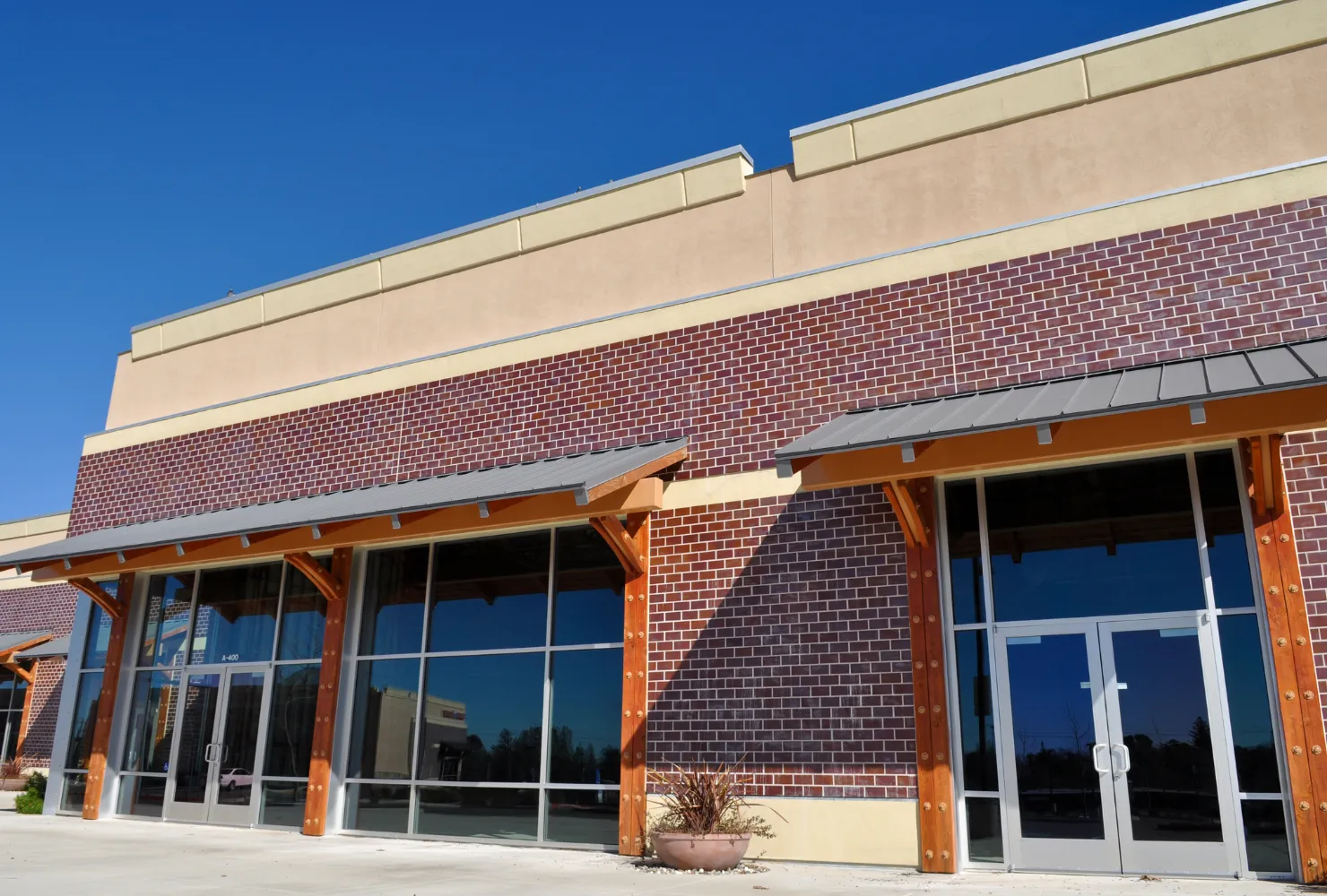 Commercial exterior painting project showcasing a freshly painted storefront by Best Painting LA in Los Angeles, CA